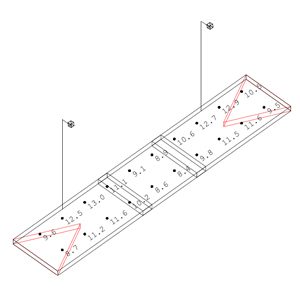95w LED Shuffleboard Court Lighting Solution