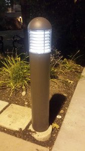 dark sky compliant LED bollard pathway lighting for park city utah 
