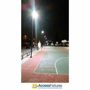 8-pole LED basketball court baseline