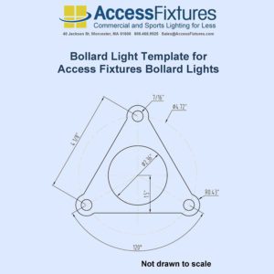 Bollard light base