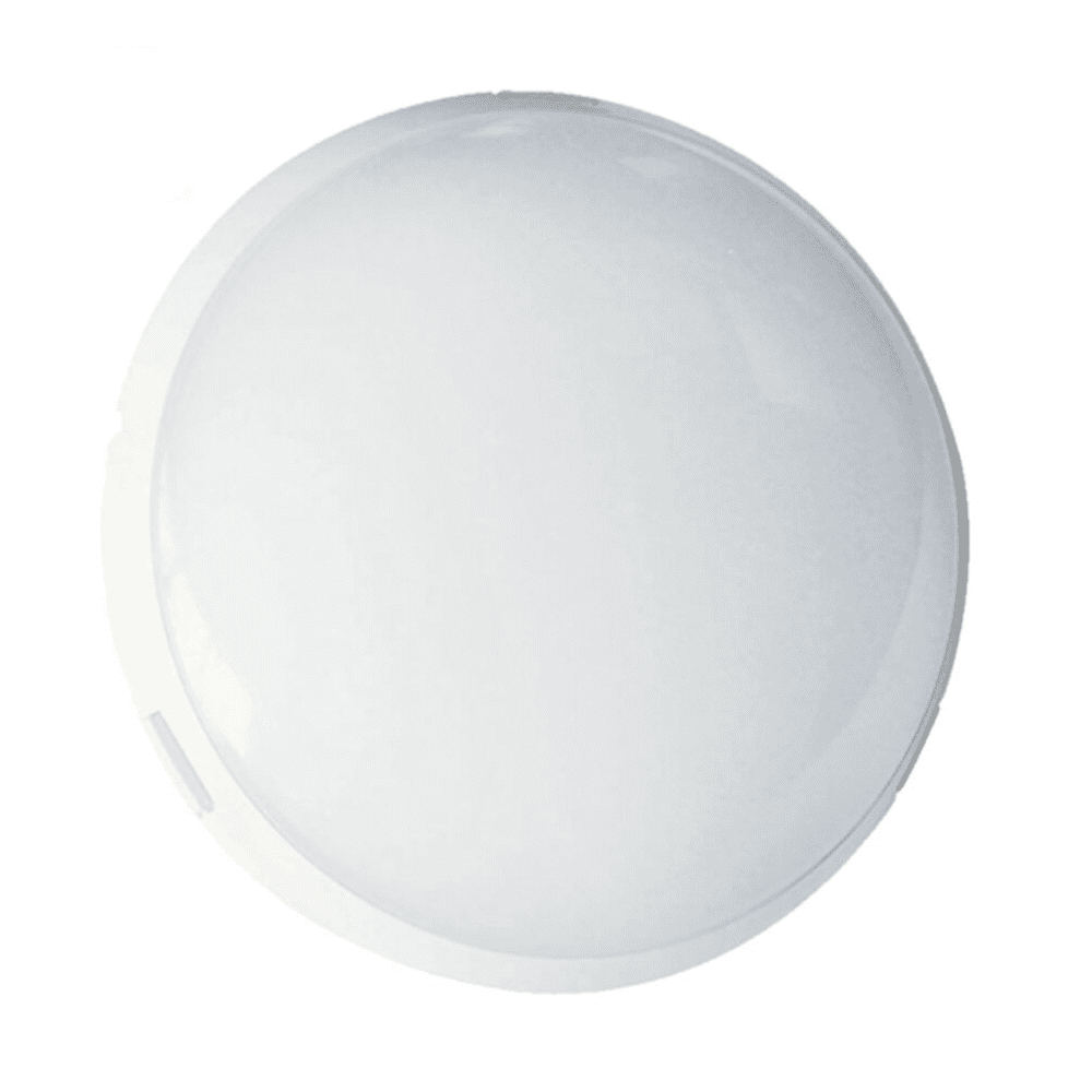20w LED 13.75" Round White ABS Bulkhead Wall