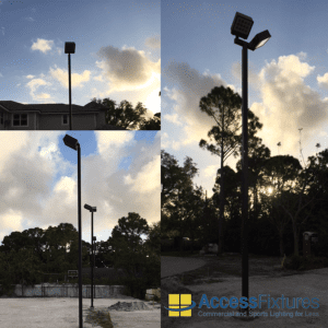 Steel poles for Sports Lighting, Parking Lots, & Roads