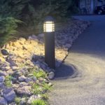 What is Bollard Lighting - MARI Bollard light night time