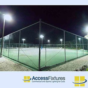 led tennis court lighting competition level