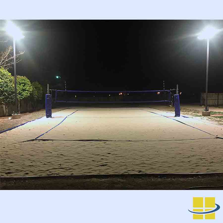 Backyard Volleyball & Recreational Volleyball Lighting