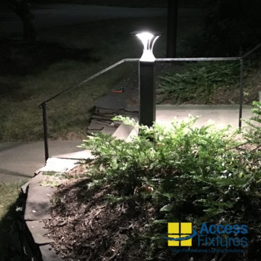ATRI 18 LED Square Open Top Bollard Light is a commercial grade, architectural bollard light with EXTREME-LIFE.