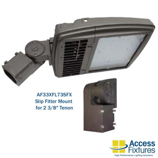 82w Turtle and Wildlife Friendly Area Light 120-277v EXTREME LIFE with optional slip fitter mount foir 2 3/8" tenon