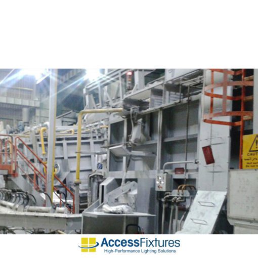 APTA 285w LED High Bay 347-480v - 200,000-Hour Life, IP67 Rating aluminum processing plant