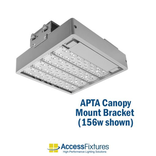 APTA 310w Turtle-Friendly LED Canopy Light 120-277v, 200,000-Hr. Life canopy mount