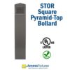Access Fixtures Introduces Square Pyramid Top Bollard Lighting Fixtures