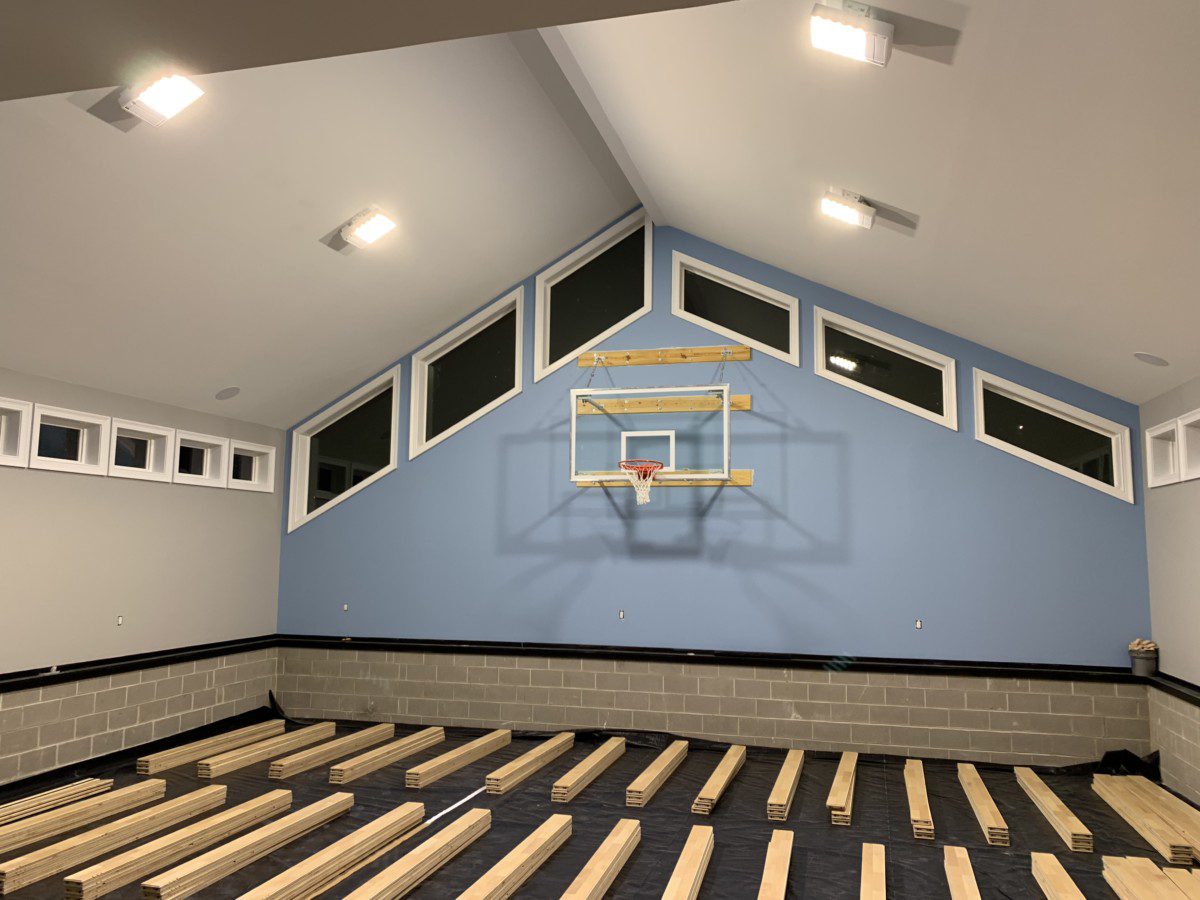 Home Basketball Court Lighting in Philadelphia