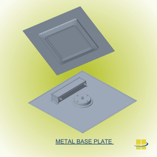 Metal Base Plate for FLAT 120 & 160 no uv