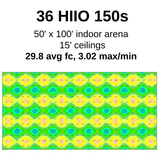HIIO 150 50 x 100 indoor arena