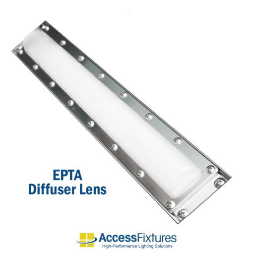 EPTA 150 No UV - No Light Below 450nm Linear LED Light - 120-277v diffuser
