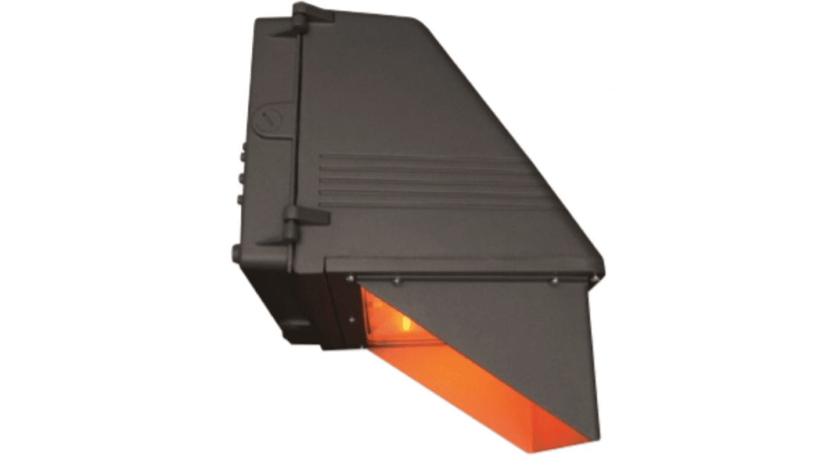 40w 590nm Amber LED Florida Wildlife Commission (FWC) Certified Full Cutoff and Shielded Wall Pack