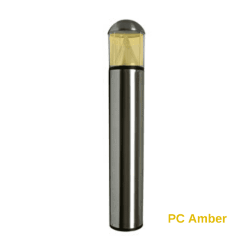 Cone reflector PC amber bollard