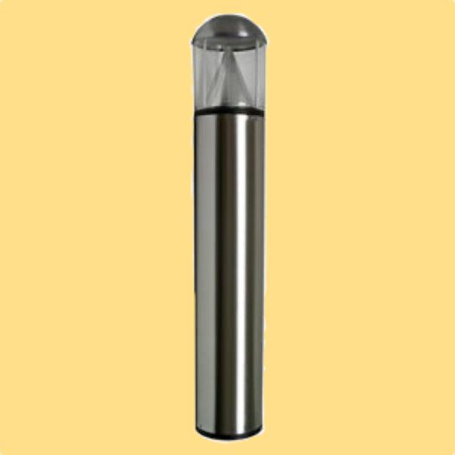 CONA PC Amber LED Stainless Steel Bollard Lights With Cone Reflector