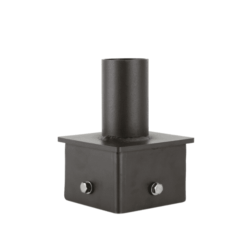 square 5 inch pole adaptor