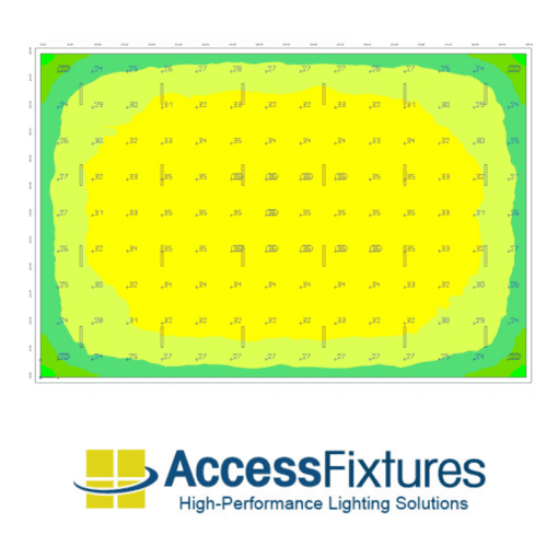 60 x 90 arena lighting photometric
