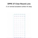 round clear lens vertical illuminance