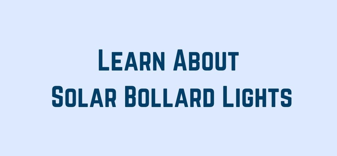 solar bollard lights