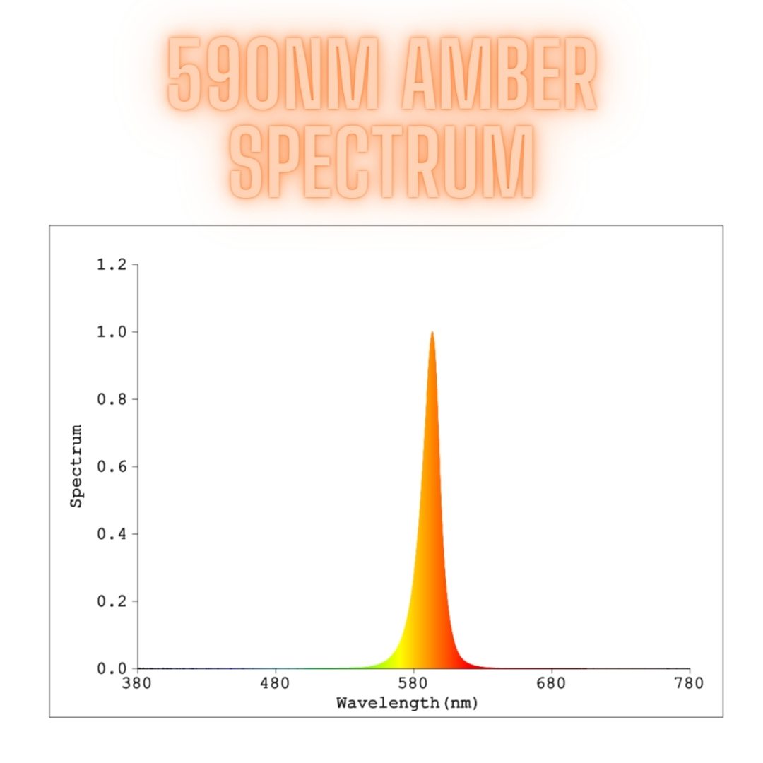 590nm amber spectrum