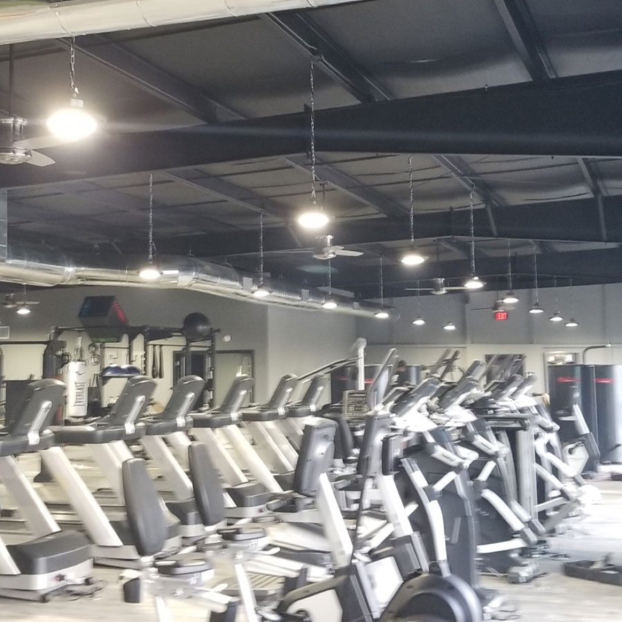 LED High bay Lights for Gyms, Fitness Centers, and Training Facilities