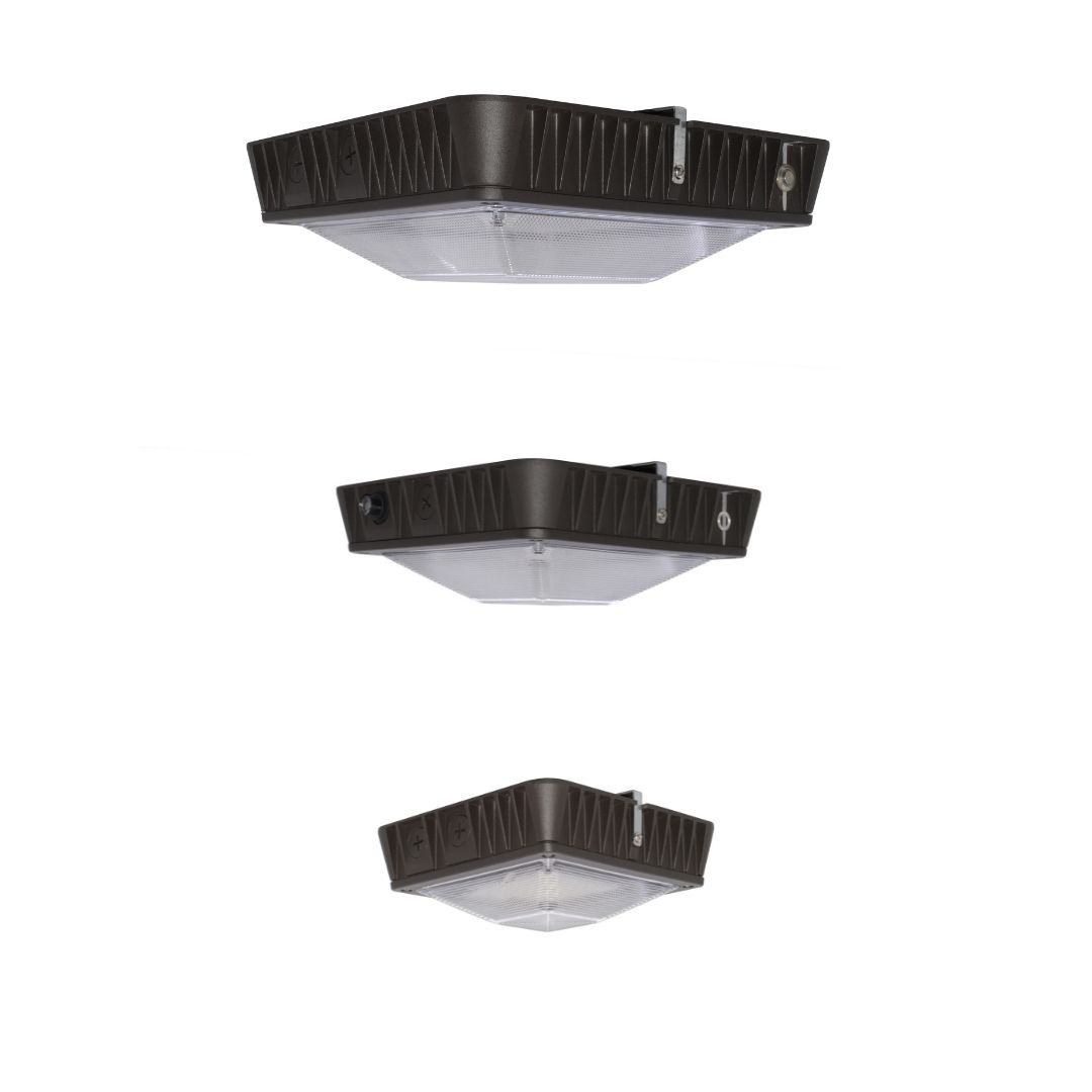 New Selectable Wattage / Selectable Kelvin LED Canopy Lights by Access Fixtures