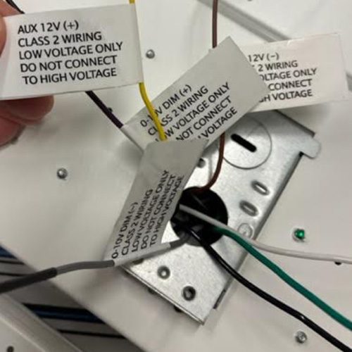 7 wires on LED Fixtures