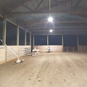 Indoor Arena Lights with Low Glare Optics
