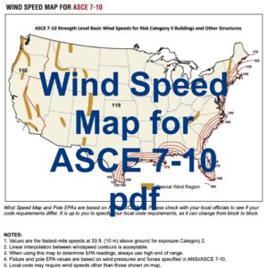 Link to Wind Speed Map for ASCE 7-10
