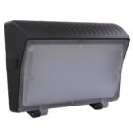 ZIKO LED wall pack with selectable wattage, selectable Kelvin, and glare reduction opalescent lens