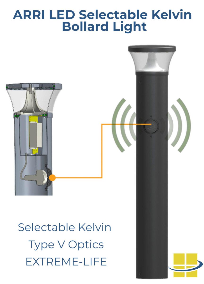 Selectable Kelvin LED Bollard Light – Marine Grade Finish
