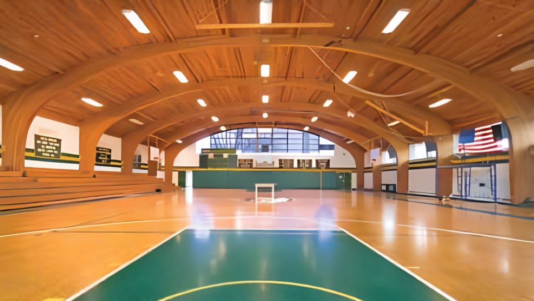 LED high bay lights for gymnasiums, fitness centers and other sports venues