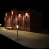 Illuminating The West Newton Armory Facade
