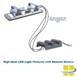 High-Heat LED Light Fixtures with Remote Drivers